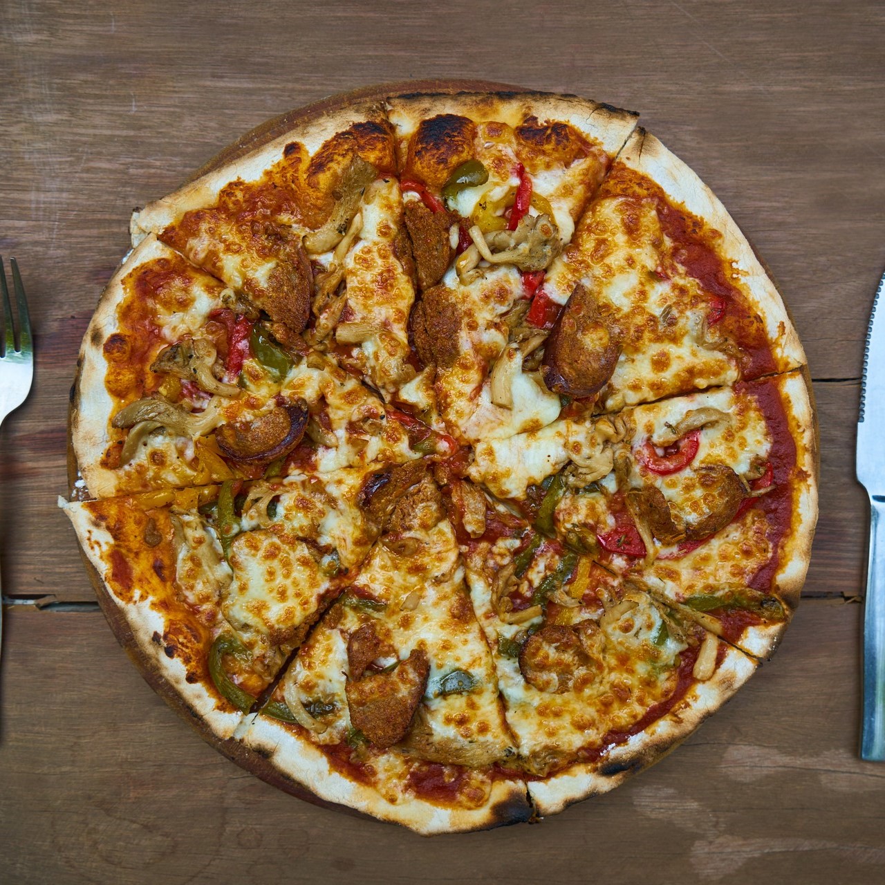 Spicy Meat Pizza